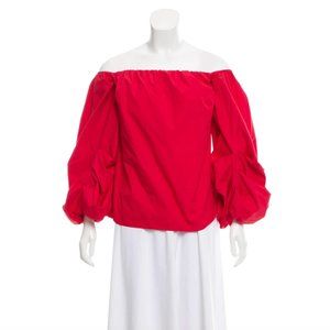 PETERSYN Off-The-Shoulder Balloon Sleeve Top